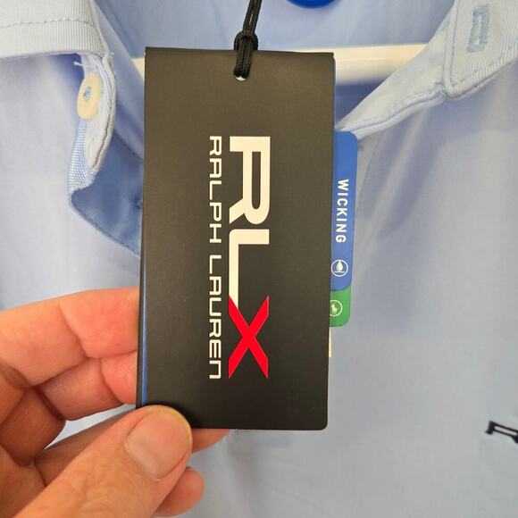 NWT Ralph Lauren RLX Junior Classic Golf Polo Shirt AJGA Size S - Picture 3 of 9